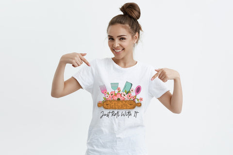 Just Roll with It | Funny Kitchen Sublimation Sublimation CraftLabSVG 