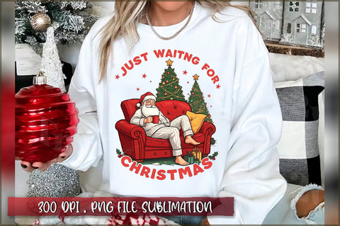 Just waiting for christmas Sublimation Sublimation Shetara Begum 