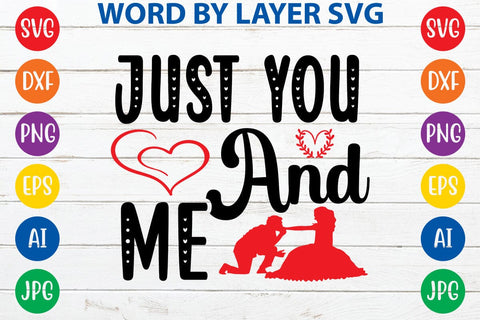 Just You And Me SVG DESIGN SVG Rafiqul20606 