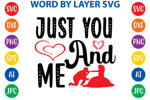 Just You And Me SVG DESIGN SVG Rafiqul20606 
