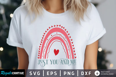 Just you and me Svg Design SVG Regulrcrative 