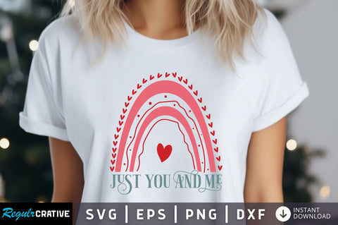 Just you and me Svg Design SVG Regulrcrative 