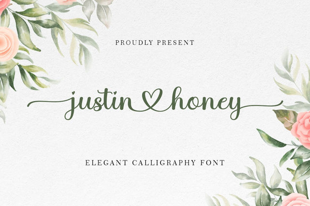 justin honey Font RomieStudio 