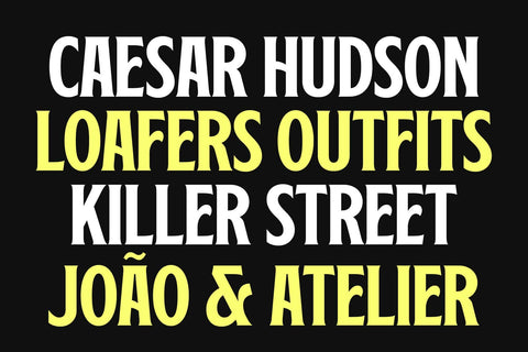 Justinas Display Font Arterfak Project 