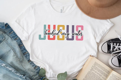 Jusus Touched My Water SVG Angelina750 