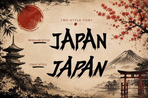 Kaizen Sakura Font Prasetya Letter 