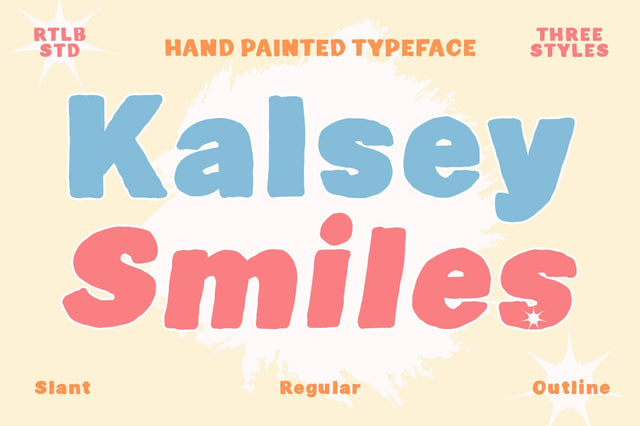 Kalsey Smiles Font Rotterlab studio 