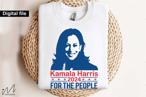 kamala Harris 2024 for the people svg, Camala Harris t-shirt, Madam President, Democratic t shirt, Camala Harris 2024 svg, Gift for Her SVG Isabella Machell 