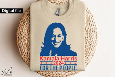 kamala Harris 2024 for the people svg, Camala Harris t-shirt, Madam President, Democratic t shirt, Camala Harris 2024 svg, Gift for Her SVG Isabella Machell 