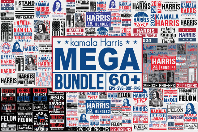 Kamala Harris 2024 SVG Mega Bundle,I'm voting Kamala,Kamala Harris 2024,Democratic t shirt,Kamala Harris svg,Gift for Her,Kamala Harris t shirt,Madam President SVG Isabella Machell 