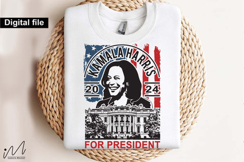 Kamala Harris for president svg, Camala Harris t-shirt, Madam President, Democratic t shirt, Camala Harris 2024 svg, Gift for Her SVG Isabella Machell 