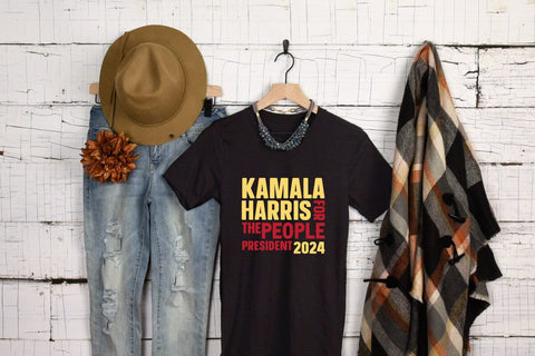 Kamala Harris For The People 2024, Kamala Harris PNG, Kamala Harris 2024 Campaign, Kamala Harris 2024, Vice president SVG sk.swapon Roy 