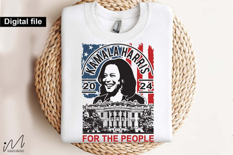 Kamala Harris for the people svg, Camala Harris t-shirt, Madam President, Democratic t shirt, Camala Harris 2024 svg, Gift for Her SVG Isabella Machell 