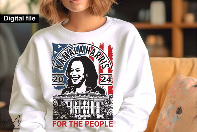 Kamala Harris for the people svg, Camala Harris t-shirt, Madam President, Democratic t shirt, Camala Harris 2024 svg, Gift for Her SVG Isabella Machell 