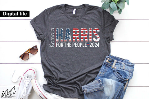 Kamala Harris for the people svg, Camala Harris t-shirt, Madam President, Democratic t shirt, Camala Harris 2024 svg, Gift for Her SVG Isabella Machell 