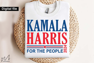 Kamala Harris for the people svg, Camala Harris t-shirt, Madam President, Democratic t shirt, Camala Harris 2024 svg, Gift for Her SVG Isabella Machell 