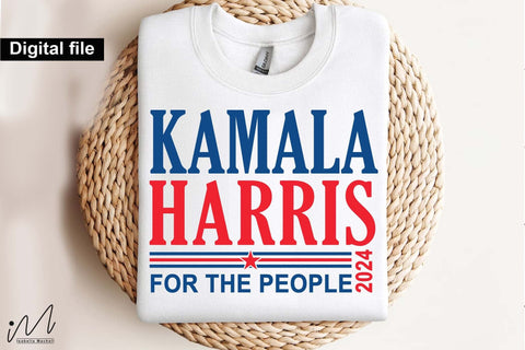 Kamala Harris for the people svg, Camala Harris t-shirt, Madam President, Democratic t shirt, Camala Harris 2024 svg, Gift for Her SVG Isabella Machell 