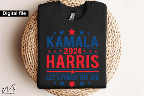Kamala Harris let's finish the job svg, Camala Harris t-shirt, Madam President, Democratic t shirt, Camala Harris 2024 svg, Gift for Her SVG Isabella Machell 