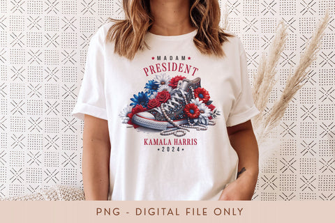 Kamala Harris PNG - Madam President Sublimation Sublimation BijouBay 