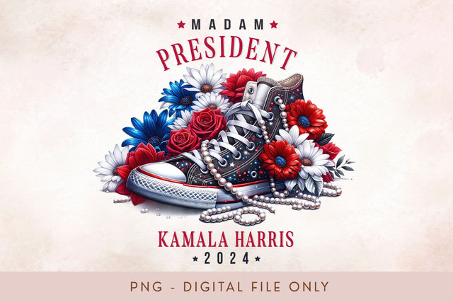 Kamala Harris PNG - Madam President Sublimation Sublimation BijouBay 