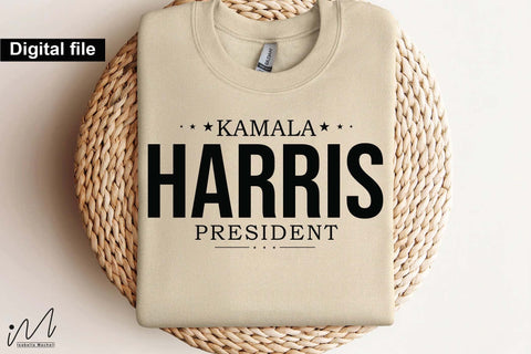 Kamala Harris president svg, Camala Harris t-shirt, Madam President, Democratic t shirt, Camala Harris 2024 svg, Gift for Her SVG Isabella Machell 
