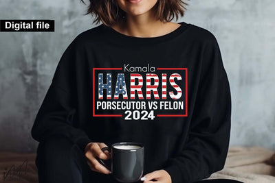 Kamala Harris svg, prosecutor vs felon svg, Camala Harris t-shirt, Madam President, Democratic t shirt, Camala Harris 2024 svg, Gift for Her SVG Isabella Machell 