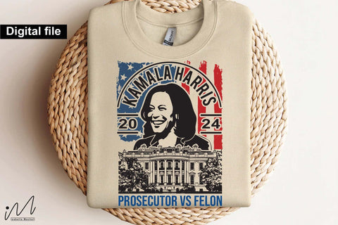 Kamala Harris svg, prosecutor vs felon svg, Kamala madam president svg, Camala Harris t-shirt, Madam President, Democratic t shirt, Camala Harris 2024 svg, Gift for Her SVG Isabella Machell 