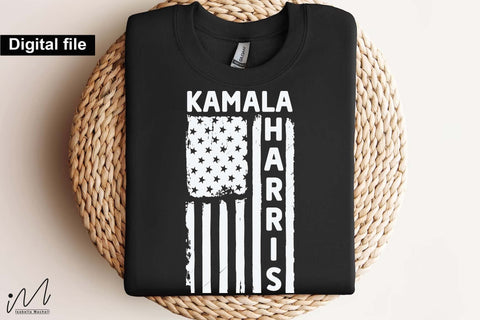 Kamala Harris USA flag svg, Camala Harris t-shirt, Madam President, Democratic t shirt, Camala Harris 2024 svg, Gift for Her SVG Isabella Machell 