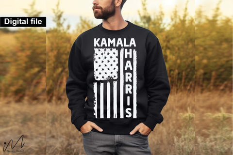Kamala Harris USA flag svg, Camala Harris t-shirt, Madam President, Democratic t shirt, Camala Harris 2024 svg, Gift for Her SVG Isabella Machell 