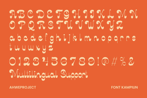 Kampiun Font ahweproject 