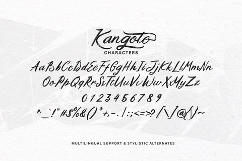 Kangote Font gatype 