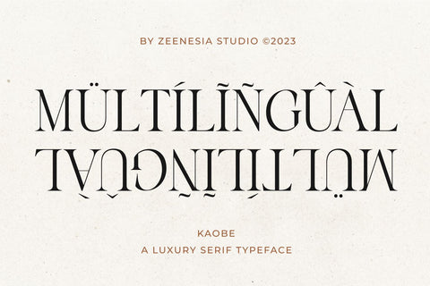 Kaobe Font Zeenesia Std 