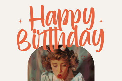 Kaplery Sparkle - Bold Handwritten Font Font Letterena Studios 