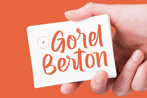 Kaplery Sparkle - Bold Handwritten Font Font Letterena Studios 