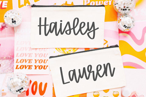 Karley Jean - Cute Script Font Font KA Designs 