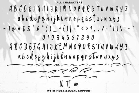 Karlostine Font Typeface Font Fadeline Std. 