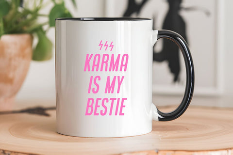 karma is my bestie SVG Angelina750 