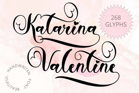 Katarina Valentine Font Prasetya Letter 