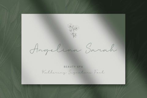 Katheriny Signature Font ahweproject 