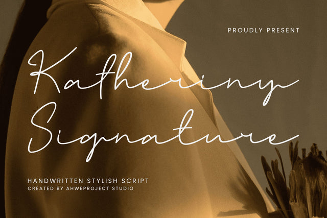 Katheriny Signature Font ahweproject 