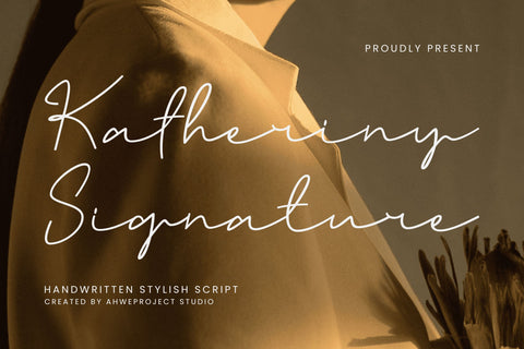 Katheriny Signature Font ahweproject 