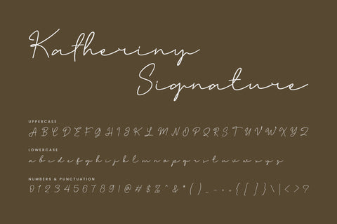 Katheriny Signature Font ahweproject 