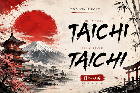 Katsuno Japan Font Prasetya Letter 