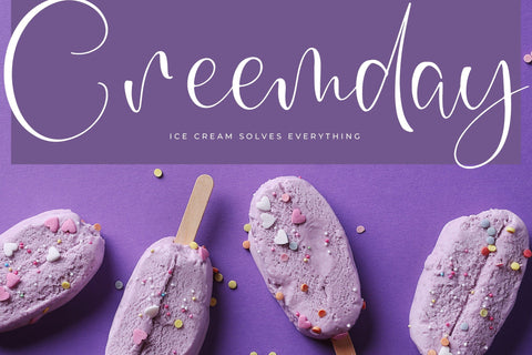 Kavender Aquilegia - Beautiful Script Font Font Letterena Studios 