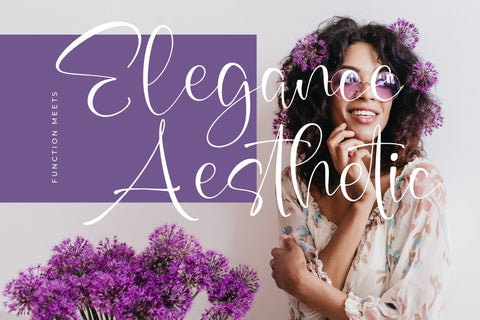 Kavender Aquilegia - Beautiful Script Font Font Letterena Studios 