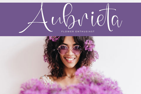 Kavender Aquilegia - Beautiful Script Font Font Letterena Studios 