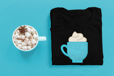 Kawaii Cartoon Hot Cocoa Applique Embroidery Embroidery/Applique DESIGNS Designed by Geeks 