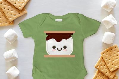 Kawaii Cartoon Smore Applique Embroidery Embroidery/Applique DESIGNS Designed by Geeks 
