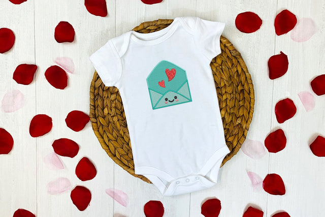 Kawaii Cartoon Valentine's Day Envelope Mini Embroidery Embroidery/Applique DESIGNS Designed by Geeks 