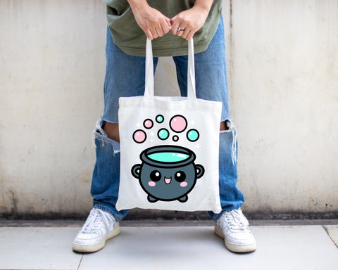 Kawaii Cauldron Layered SVG, Witchy SVG, Halloween SVG, Bubbling Cauldron, Cut files for Cricut and Silhouette SVG Lavender Paper Cut 